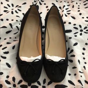 NWT J. Crew Evie Suede Block Heel Pump Sz 6
